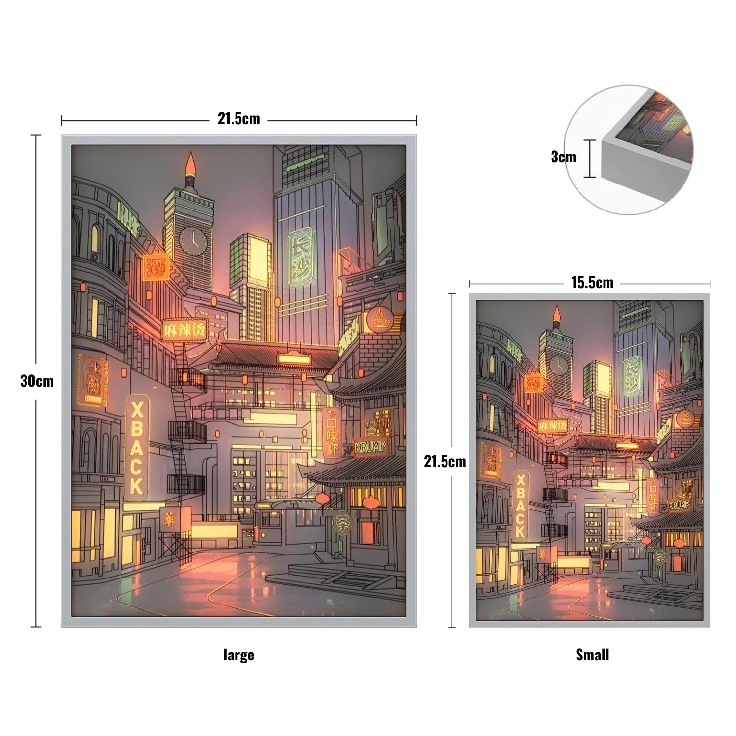 Anime LED Beautiful City Night View Light Painting Tayler Picks